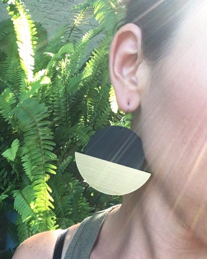 Moon earrings | Lasercut jewelry | Rename | Made in Belgrade