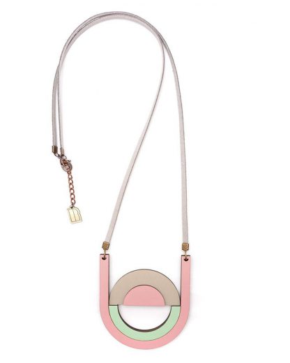 Pastel moon neckalce | Lasercut jewellery | Rename jewelry | Made in Belgrade