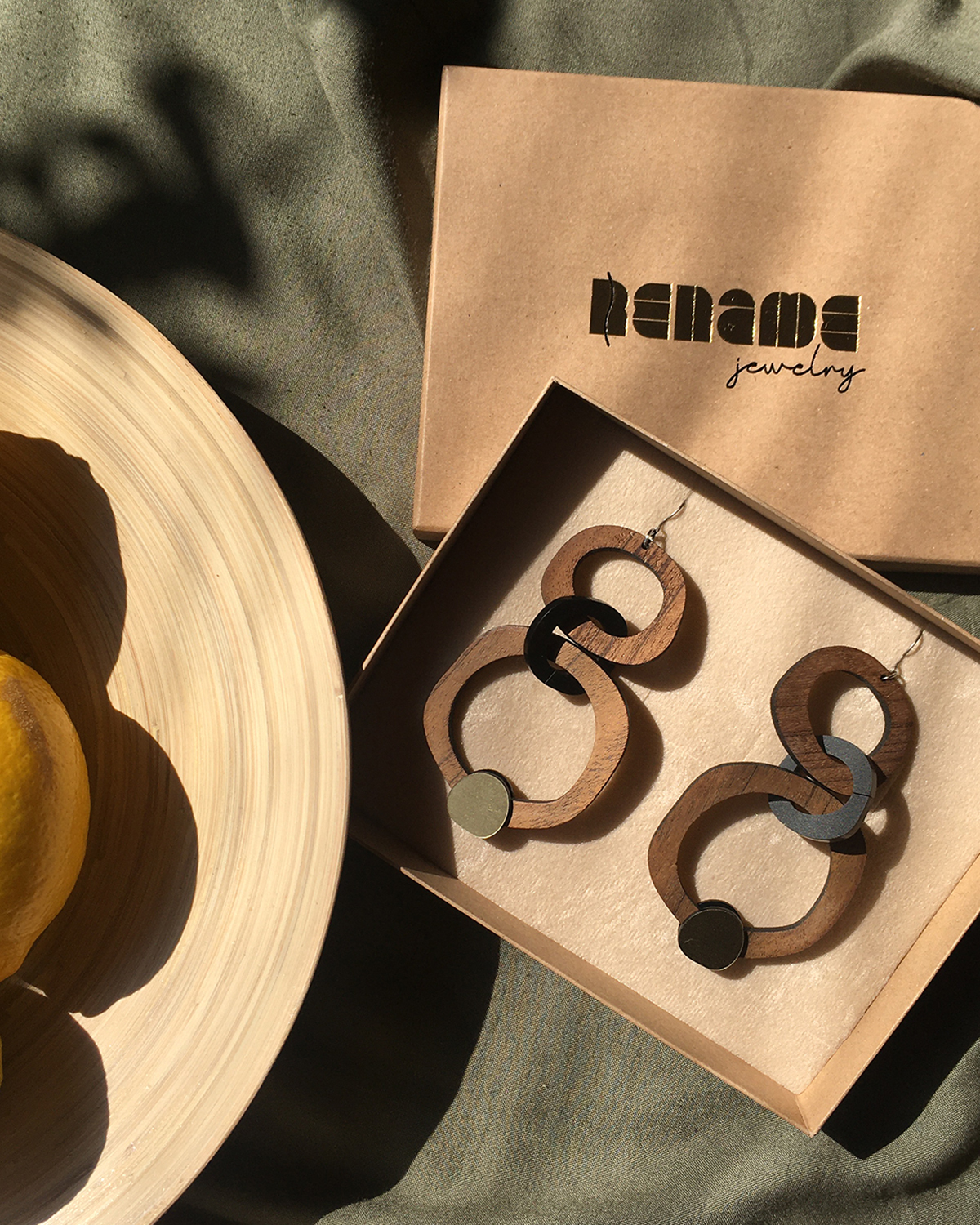 Rename jewelry | Lasercut jewellery | Statement earrings | Made in Belgrade